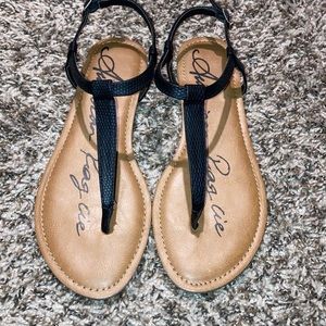 American Rag flat sandals-Black
